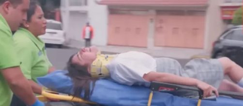 Gema pode perder o beb&ecirc; em 'Vencer o Desamor' (Reprodu&ccedil;&atilde;o/SBT)