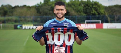 Jogador atuou 31 vezes com a camisa do Bahia neste ano (Divulga&ccedil;&atilde;o/EC Bahia)
