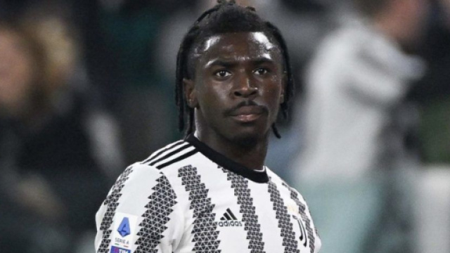 Moise Kean, giocatore della Juventus.