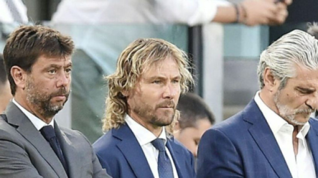 Nella foto Agnelli, Nedved e Arrivabene.