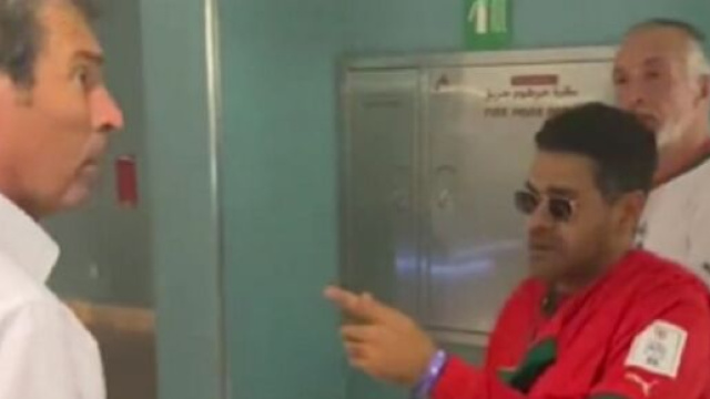 Omar da Fonseca et Jamel Debbouze d&eacute;briefent le match du Maroc (capture YouTube)