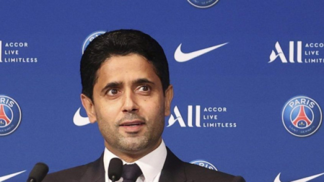 Al Khelaifi, presidente del Paris Saint Germain e dell'Eca.