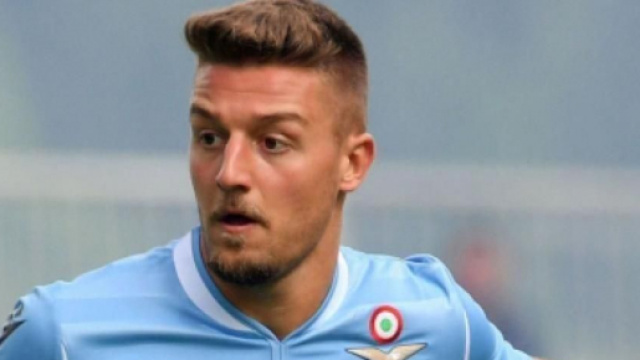 Sergej Milinkovic Savic, centrocampista della Lazio.