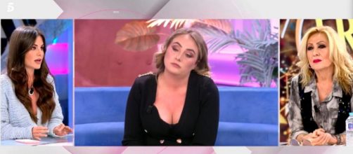 Roc&iacute;o Flores llam&oacute; a Rosa Benito en directo (Captura de pantalla de Telecinco)