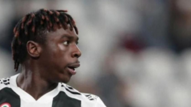 Moise Kean, giocatore della Juventus.