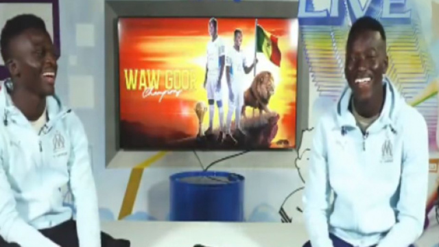 Pape Gueye et Bamba Dieng sont de retour &agrave; l'OM. Source : Capture Twitter