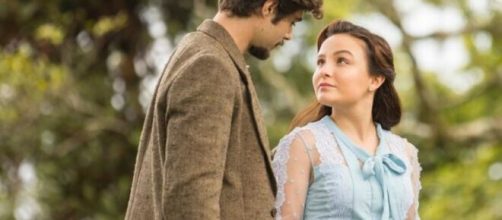 Davi e Isadora em 'Al&eacute;m da Ilus&atilde;o' (Reprodu&ccedil;&atilde;o/TV Globo)