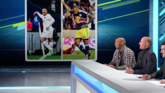Thierry Henry sur le plateau de Prime Video au sujet de la c&eacute;l&eacute;bration de Mbapp&eacute; contre Rennes - Source : capture d&rsquo;&eacute;cran Prime Video