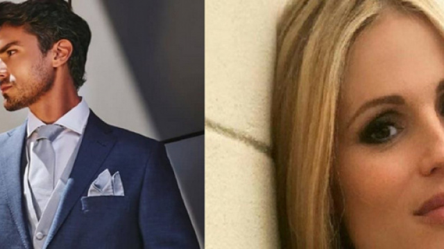 Il modello Carlo Piazza e Michelle Hunziker.