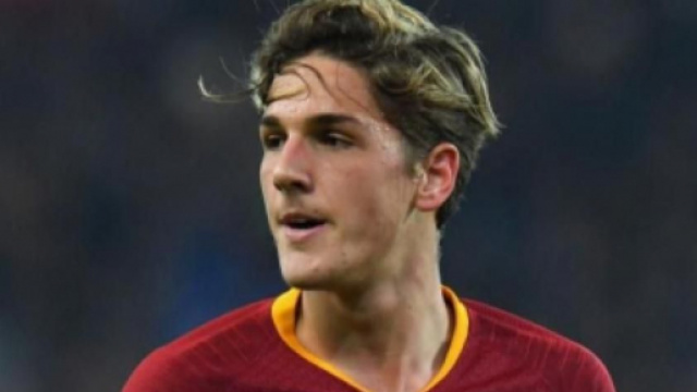 Niccol&ograve; Zaniolo, centrocampista della Roma.