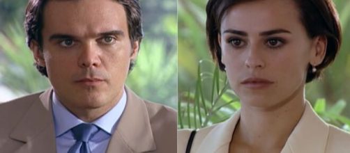 Said e Maysa em 'O Clone' (Fotomontagem/Reprodu&ccedil;&atilde;o/TV Globo)