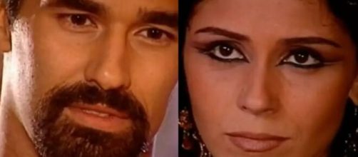 Zein e Jade em 'O Clone' (Fotomontagem/Reprodu&ccedil;&atilde;o/TV Globo)