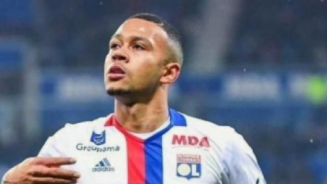 Memphis Depay, giocatore del Barcellona.