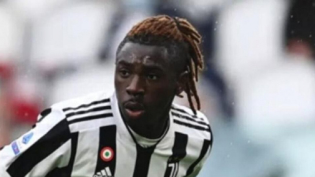 Moise Kean, giocatore della Juventus.