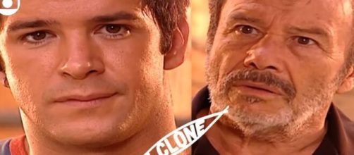 Leo e Albieri em 'O Clone' (Fotomontagem/Reprodu&ccedil;&atilde;o/TV Globo)