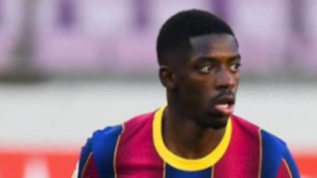 Demb&eacute;l&eacute;, centrocampista del Barcellona.