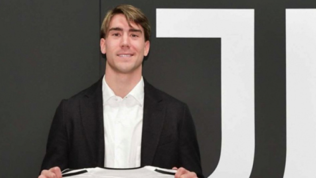 Dusan Vlahovic, giocatore della Juventus.