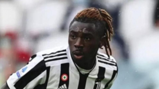 Moise Kean, giocatore della Juventus.
