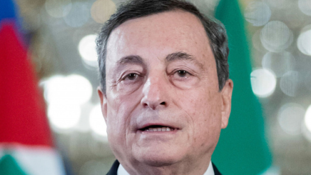 Mario Draghi, presidente del consiglio.