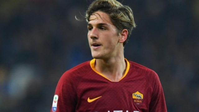 Niccol&ograve; Zaniolo, centrocampista della Roma.