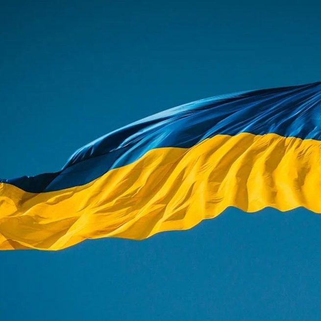 La bandiera dell&rsquo;Ucraina fotografata nell&rsquo;ottobre del 2021 - PixaBay