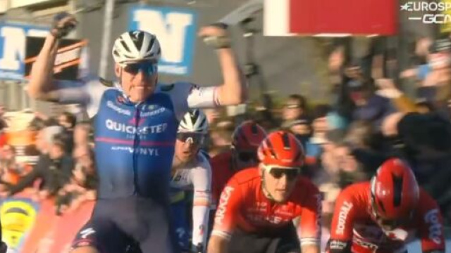 La vittoria di Fabio Jakobsen alla Kuurne Bruxelles Kuurne