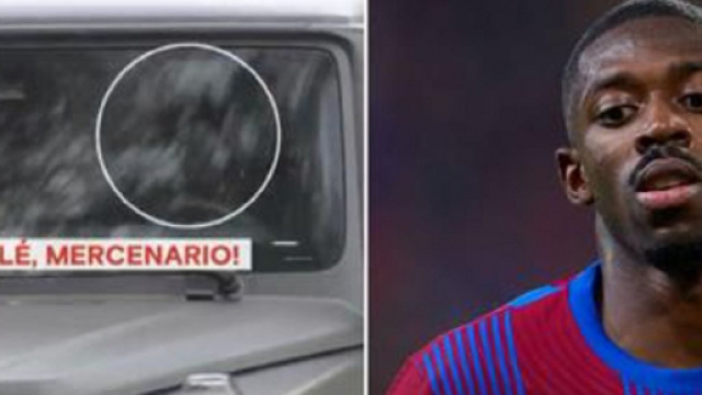 De retour &agrave; l'entra&icirc;nement, Demb&eacute;l&eacute; se fait copieusement insulter &agrave; son arriv&eacute;e - Source : capture d'&eacute;cran, Youtube