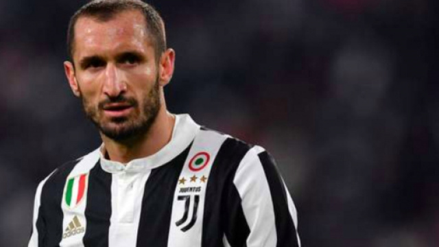 In foto Giorgio Chiellini, difensore della Juve.