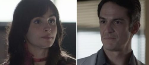 Fl&aacute;via e Guilherme em 'Quanto Mais Vida, Melhor' (Fotomontagem/Reprodu&ccedil;&atilde;o/TV Globo)