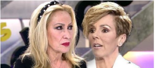 Rosa Benito no se ha cortado en opinar sobre la reacci&oacute;n de Roc&iacute;o Carrasco a las acusaciones sobre Fidel Albiac (Collage captura Telecinco)