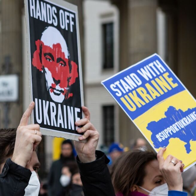 Manifestazioni contro la guerra in Ucraina. &copy; Foto di KutsVG