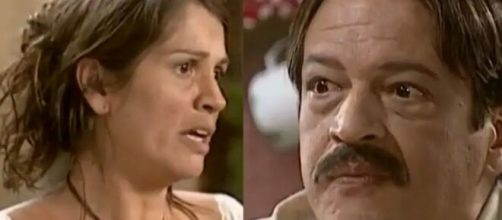 Joana e Batista em 'O Cravo e a Rosa'. (Fotomontagem)