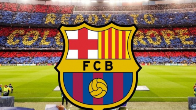 Le FC Barcelone et son nouveau maillot pour d&eacute;buter une nouvelle &egrave;re. Source : Capture Twitter