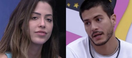 La&iacute;s e Arthur no 'BBB 22'. (Reprodu&ccedil;&atilde;o/TV Globo)