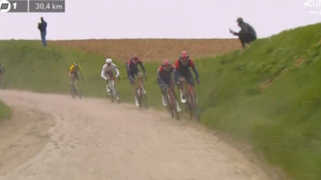 Primoz Roglic &egrave; stato tra i grandi protagonisti sul pav&eacute; del Gp Denain.