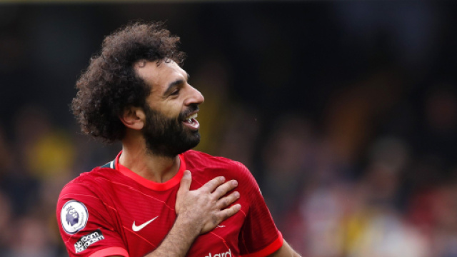 Mohamed Salah, giocatore del Liverpool.