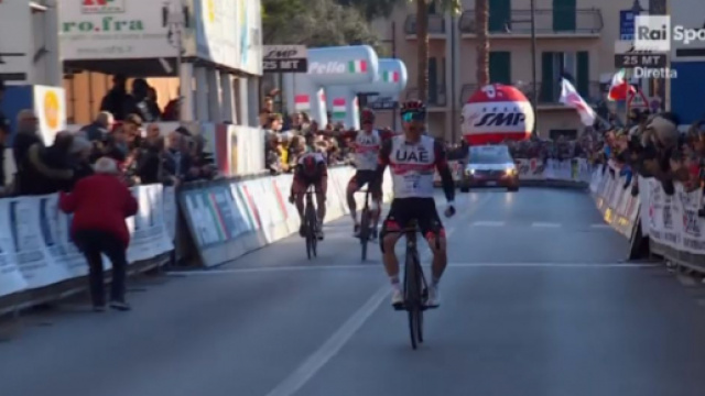 Vittoria di Jan Polanc e tripletta UAE al Trofeo Laigueglia