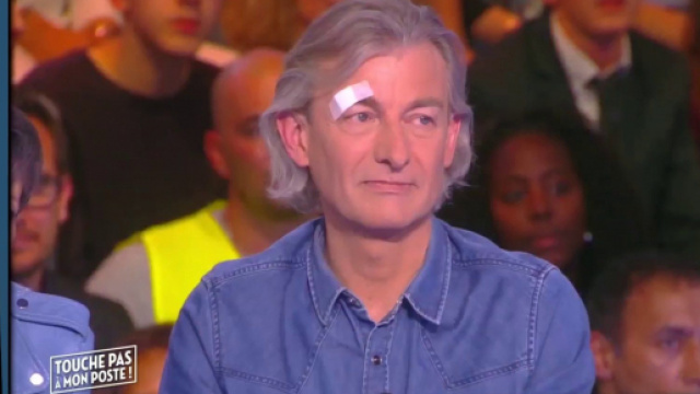 Gilles Verdez de TPMP foudroie Raquel Garrido. Source : capture d&rsquo;&eacute;cran C8.