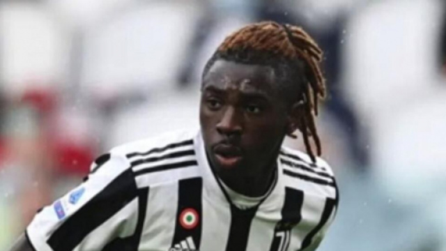 Moise Kean, giocatore della Juventus.