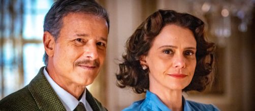 Violeta e Eug&ecirc;nio em 'Al&eacute;m da Ilus&atilde;o'. (Divulga&ccedil;&atilde;o/TV Globo)