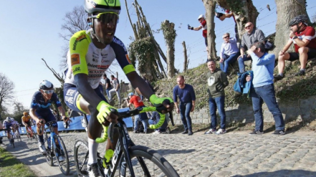 Biniam Girmay, il 21enne eritreo della Intermarch&eacute;.