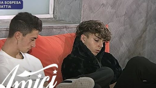 Amici 2022, Mattia deluso per l'eliminazione di Christian.