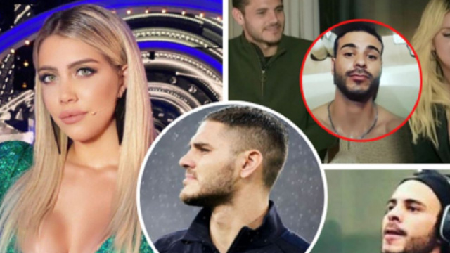 Avec Icardi, Wanda Nara a aussi faut&eacute;, un journaliste balance (captures YouTube)