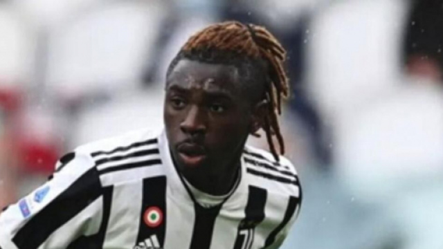 Moise Kean, giocatore della Juventus.