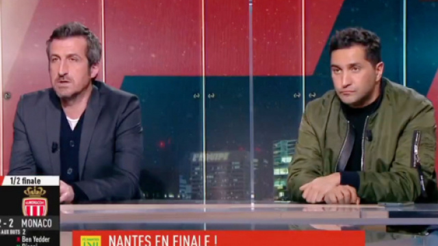 Johan Micoud a jet&eacute; un froid sur le plateau de L'Equipe du Soir. (cr&eacute;dit La Chaine L'Equipe)