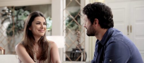 Lu&iacute;sa e Marcelo em 'Poliana Mo&ccedil;a' (Reprodu&ccedil;&atilde;o/SBT)