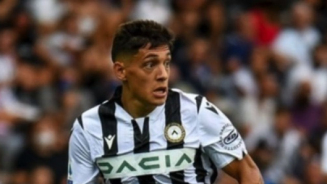 Nahuel Molina, terzino dell'Udinese.
