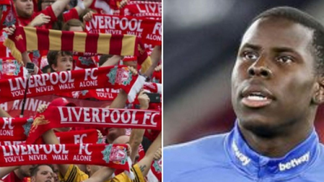Les supporters de Liverpool lancent un message moqueur &agrave; Kurt Zouma (captures YouTube)