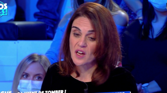 Myriam Palomba en col&egrave;re sur TPMP contre le Pass Vaccinal. Source : capture d&rsquo;&eacute;cran C8.