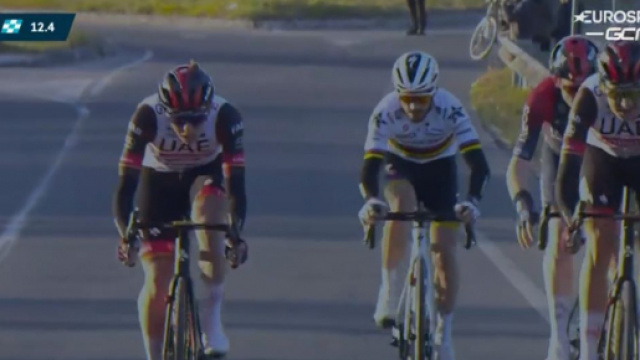 Alaphilippe e Pogačar in fuga nella terza tappa della Tirreno Adriatico.